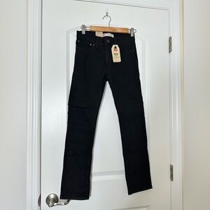 Levi’s Boys' 510 Skinny Fit Performance Jeans Black Denim Stretch Size 14R | NWT